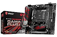 MSI Performance Gaming AMD Ryzen 1st 2nd Gen AM4 Mini-ITX Motherboard (B450I Gaming Plus AC)