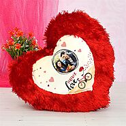 Website at https://www.oyegifts.com/personalised-heart-soft-pillow