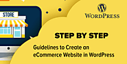 The direction of Create eCommerce website in WordPress