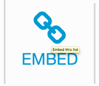 Tip #5: Want to Embed a List on Your Blog?