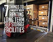 7 Things to Consider In Renting Long Term Self Storage Facilities