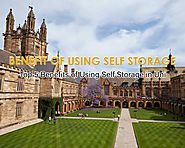 Top 5 Benefits of Using Self Storage in University - Blog