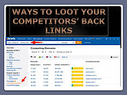 Actionable Ways to Loot Your Competitors’ Backlinks