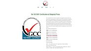 Get ISO 9001 Certification at Budgeted Prices