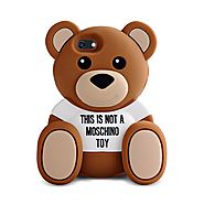 Moschino Teddy Bear iPhone Case Brown