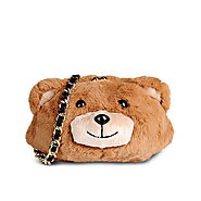 Moschino Teddy Bear Small Shoulder Bag Brown