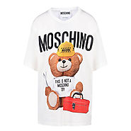 Moschino Worker Bear T-Shirt White