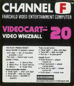 Videocart-20: Video Whizball