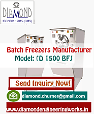 Batch Freezers - manufacturer, supplier in Delhi, U.P