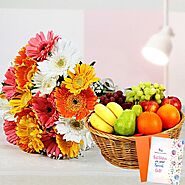 Buy or Order Mix Gerberas Fruity Combo Online | Same Day Delivery Gifts - OyeGifts.com
