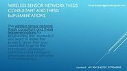 M.tech and Phd Wireless Sensor Network Research Guidance And Thesis Helps -+91 9041262727