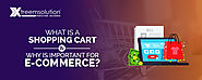 What is a shopping cart and why is important for e-commerce