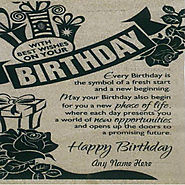 Write Name On Happy Birthday Card With Name