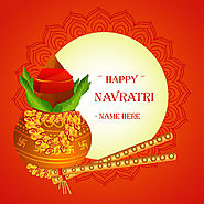 Happy Navratri Wishes Images With Name