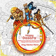 Happy Dasara Quotes Images With Name