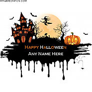 Happy Halloween Day 2018 Image With Name