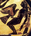 PROMETHEUS : Greek Titan god of forethought, creator of mankind ; mythology ; pictures