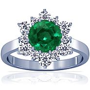 Wedding Rings Emerald