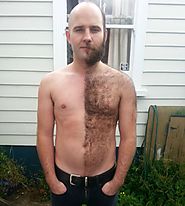 Weird trend by men; Sharing freshly cut body hair designs - Suddl