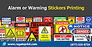 Alarm or Warning Stickers Printing can Enhance yours as well as users’ Security | LinkedIn