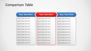 Tables with Arrows Template for PowerPoint