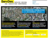 ServDes. Service Design and Innovation Conference