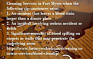 Blood Clean Up Services