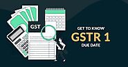 GSTR 1 Return Filing Due Dates for Regular Taxpayers