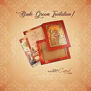 Bride Groom Theme Wedding Cards