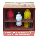 Mr. Bar-B-Q Picnic Table Condiment Set--Outdoor Living-Grills & Outdoor Cooking-Cooking Tools