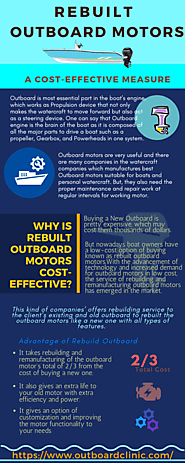 Rebuilt Outboard Motors – A cost-effective measure