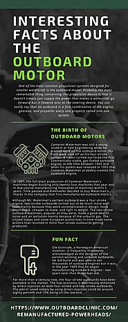 Interesting Facts About The Outboard Motor