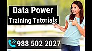 Data Power Online Training Session 1