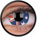 Australian Flag Crazy Contact Lenses