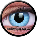 Solar Blue Crazy Contact Lenses Pair - PimpMyEyes.com.au