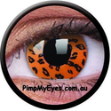 Yellow Leopard Crazy Contact Lenses Pair - PimpMyEyes.com.au