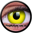 Yellow Crazy Contact Lenses Pair - PimpMyEyes.com.au