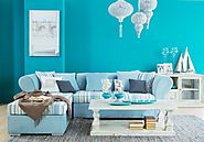 Sofa xanh cho phòng khách thêm tươi mát