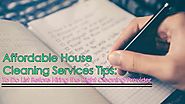 How to Spot The Best Affordable House Cleaning Services - Blog