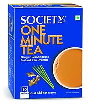 Shop Online Society One-Minute Tea Lemongrass Premix - (14gms Pkt) at Best Price - Society Tea