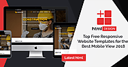 Top Free Responsive Website Templates for the Best Mobile View 2018