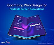Optimizing Web Design for Foldable Screen Resolutions