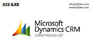 Microsoft Dynamics CRM Users Mailing List-B2B Leo