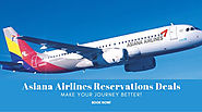Asiana Airlines Flight Booking and Reservations Best Deals