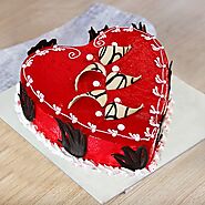 Buy or Order Desirable Heart Cake Online , India's Best Gifting Website - OyeGifts