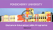 Pondicherry University Distance Education MBA Admission Details 2018