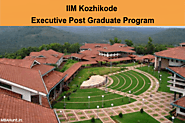 Admission Open for IIM Kozhikode's EPGP Program 2018