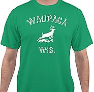 Sweet Tees Stranger Things - Dustin's Waupaca, Wisconsin T-Shirt by Trade; - Green - 2XLarge