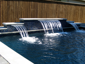 Sheer Decent Water Fall in Dallas Fort Worth TX by Dolce Pools