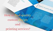 printing services in Seattle WA